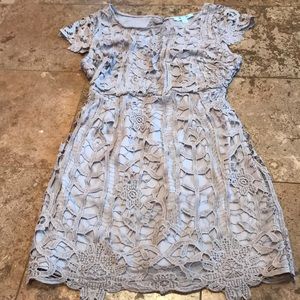 She &Sky Lace Open Back Dress